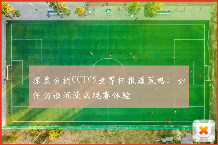 深度分析CCTV5世界杯报道策略:如何打造沉浸式观赛体验